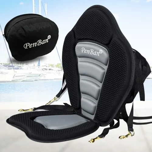 PenBan Deluxe Kayak Seat with Detachable Storage Bag