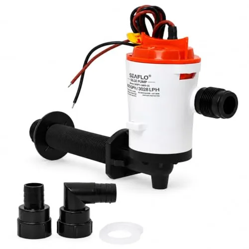 SEAFLO 05 Series 800 GPH Angled Livewell Pump 12V