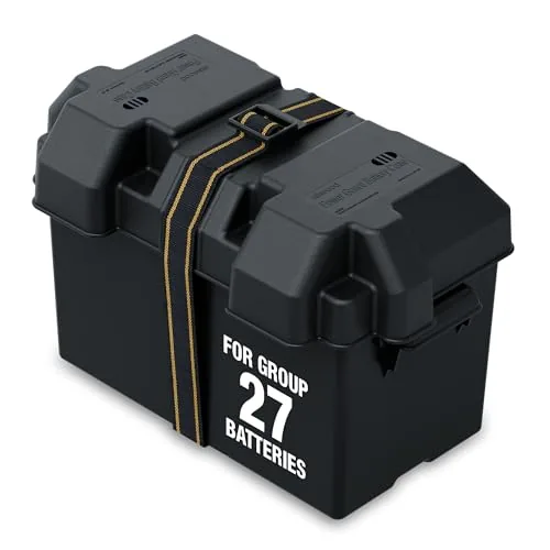 Attwood 9067-1 Vented Group 27 Battery Box with Strap