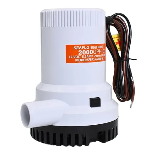 SEAFLO 01 Series 2000 GPH 12V Submersible Bilge Pump