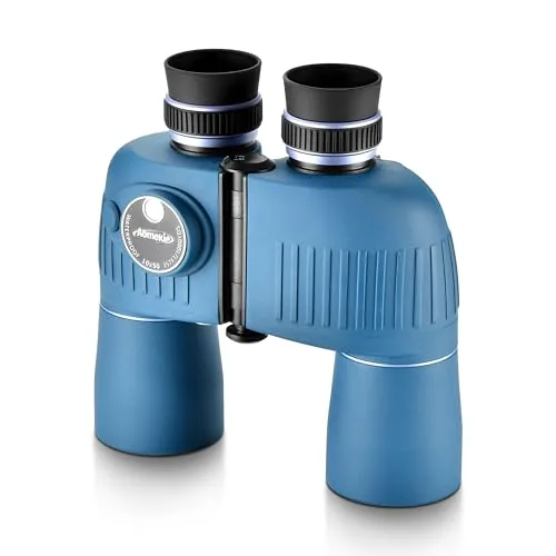 AOMEKIE 10x50 Marine Binoculars with Compass and Rangefinder