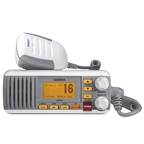 Uniden UM385 25W Fixed Mount Marine VHF Radio