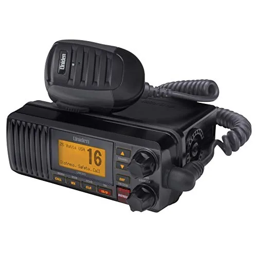 Uniden UM385BK 25W Fixed Mount Marine VHF Radio