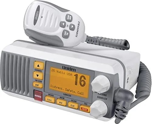 Uniden UM435 Fixed Mount VHF Marine Radio IPX8