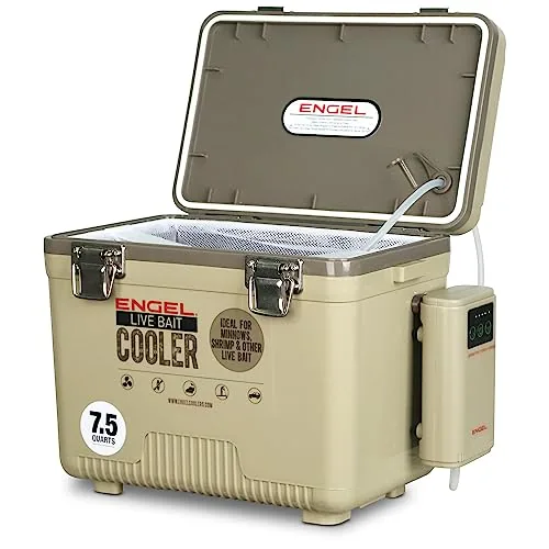 ENGEL Live Bait Cooler PRO 7.5Qt with AP3 Aerator