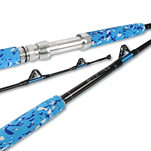 Fiblink 6'6" One-Piece Saltwater Trolling Rod 80-120lb