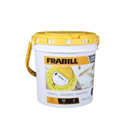 Frabill 4825 Insulated Bait Bucket with Built-In Aerator