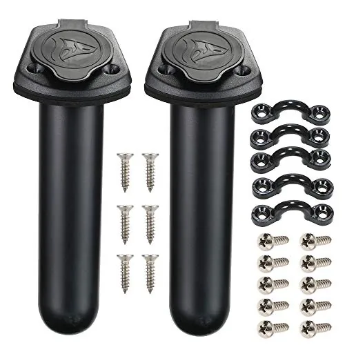 Borogo Flush Mount Kayak Rod Holders 2-Pack