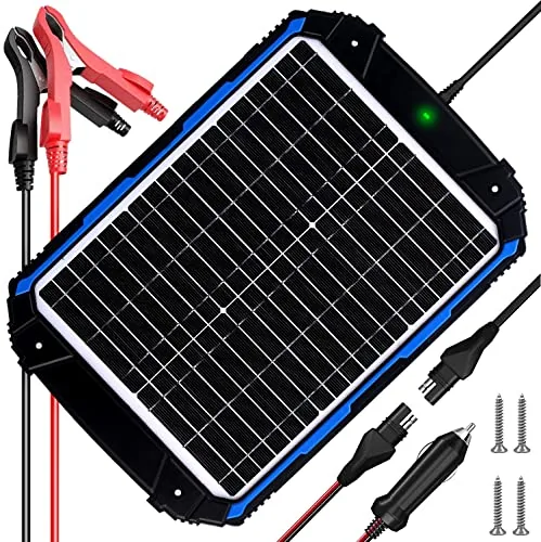 SUNER POWER 20W 12V Solar Trickle Charger with MPPT