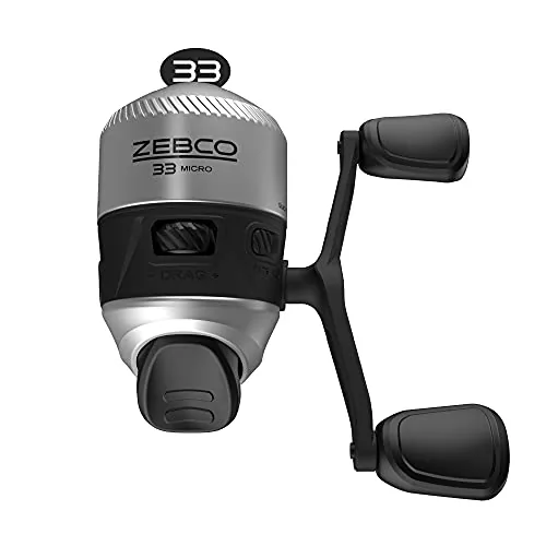 Zebco 33 Micro Spincast Reel, Size 10, Pre-Spooled